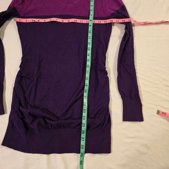 Small maternity purple sweater - Picture 2 of 7